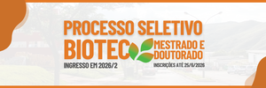 Processo seletivo Biotec 2026/1